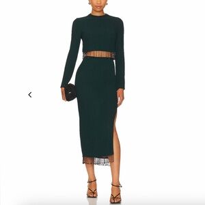 Saylor Black Forest Green 2-piece Dress